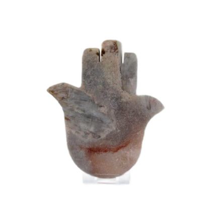 Pink Amethyst Hand Of Hamsa No 5