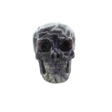 Chevron Amethyst Skull