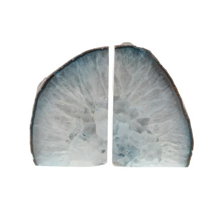 Blue Agate Book End