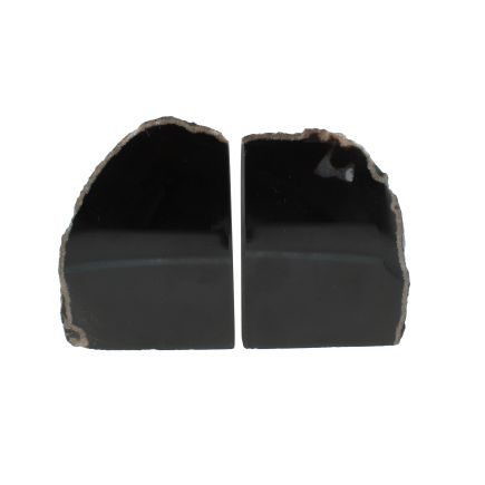 Natural Agate Book Ends Small