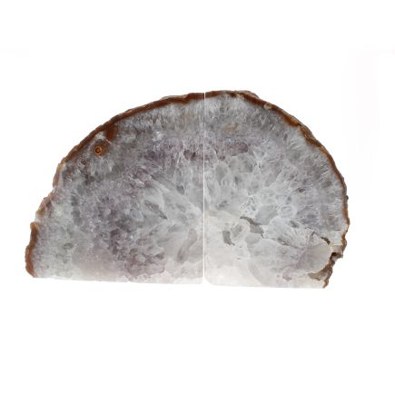 Natural Agate Book Ends 4