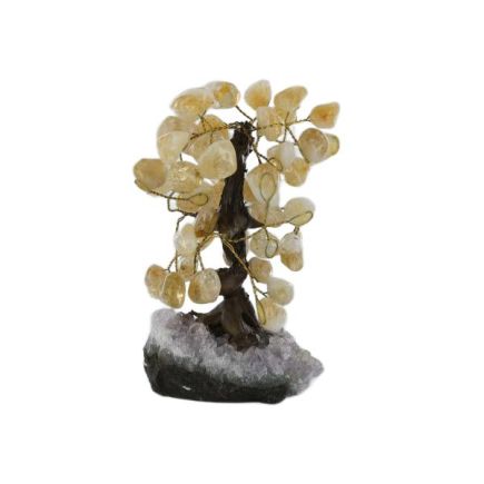 Citrine Bonsai Tree - Medium
