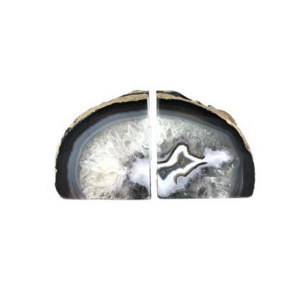 Agate Natural Book End Candle Holder