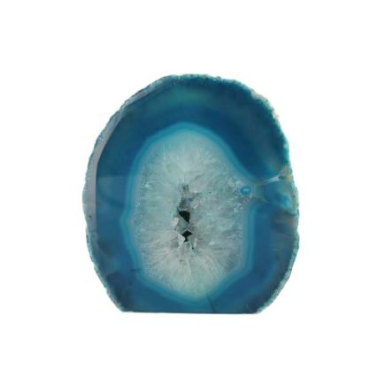 Teal Agate Candle Holder