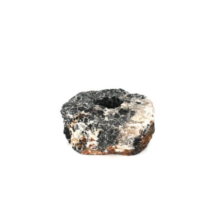 Tourmalinated Quartz Candle Holder