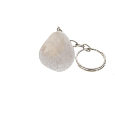 Smokey Quartz Dragon Egg Keyring