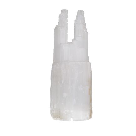 Selenite Two Tower Lamp 25cm