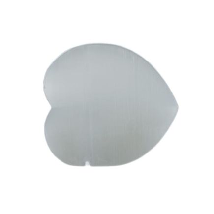 Selenite Flat Heart Lamp LBC