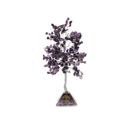 Amethyst Orgone Pyramid Gemtree - Large