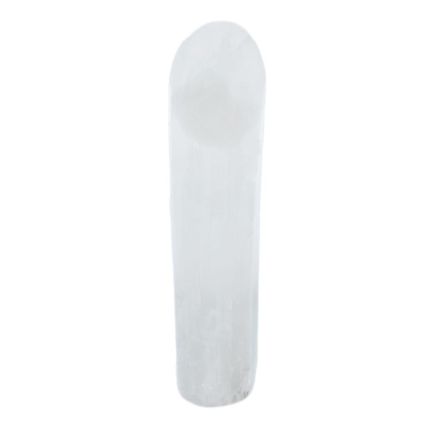 Selenite Round Lipstick Lamp - Extra Large