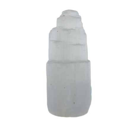 Selenite Tower Lamp