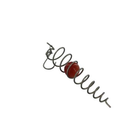 Metal Spiral Wind Spinner with Cats Eye Sphere