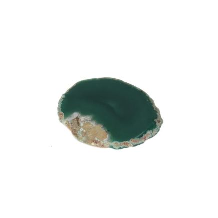 Agate Slices Green - Size 2