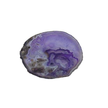 Agate Slices Purple - Size 5