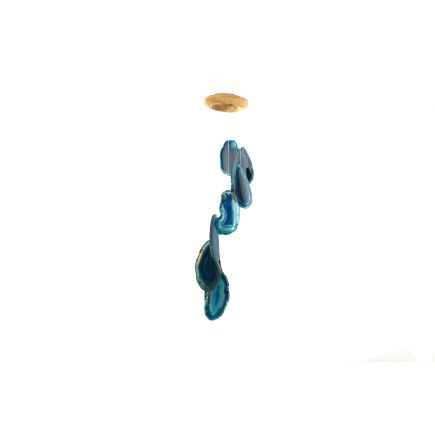 Teal Agate Windchime