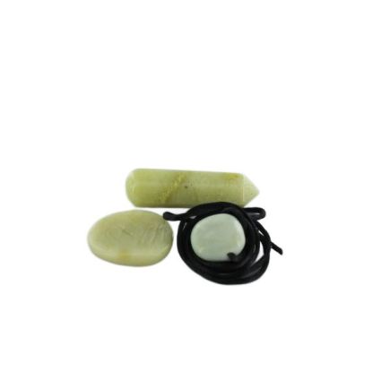 Serpentine New Jade Healing Power Set