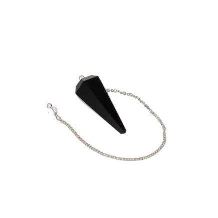 Hematite Faceted Cone Pendulum