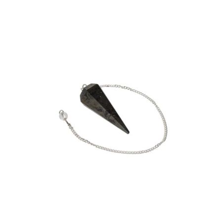 Pink Garnet Faceted Cone Pendulum