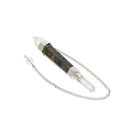 Unakite Indian Wand Pendulum