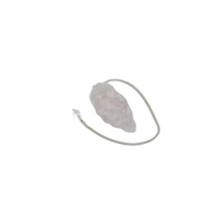 Rose Quartz Rough Pendulum
