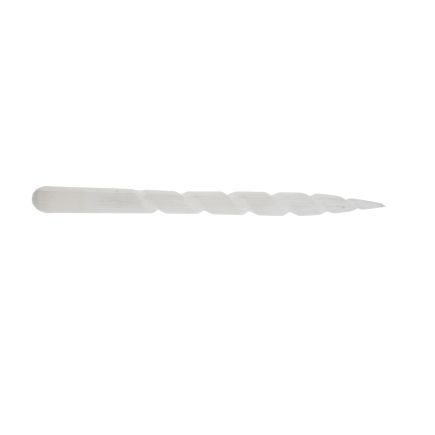 Selenite Spiral Point Wand