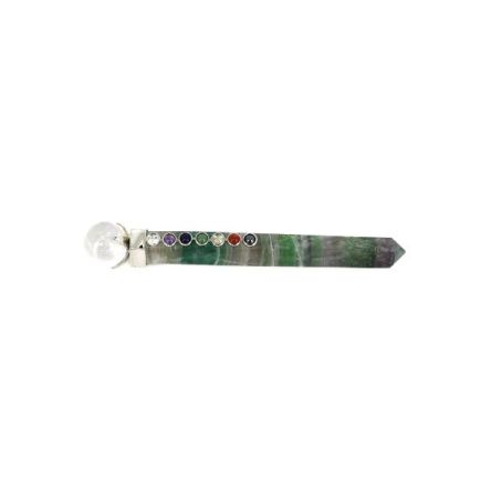 Fluorite Chakra Wand - Boxed