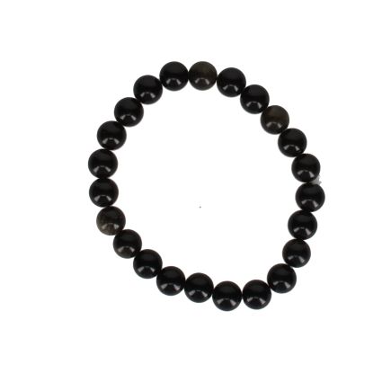Mixed Obsidian Beaded Bracelet