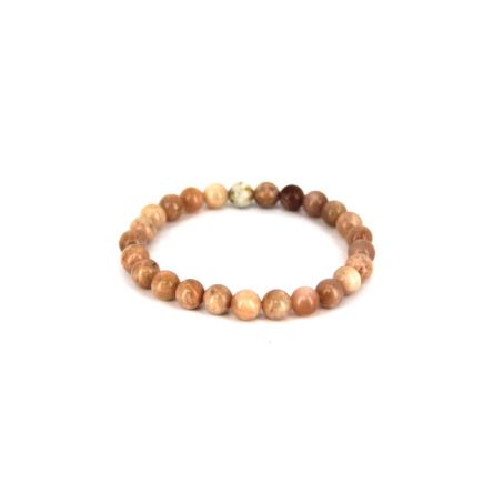 Moonstone 8mm Bead Bracelet