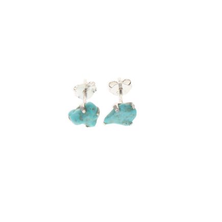 Turquoise Sterling Silver Stud Earrings