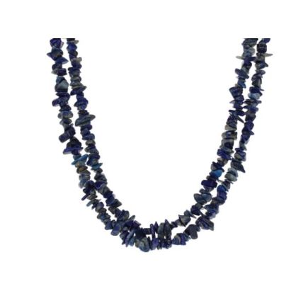 Lapis Lazuli Stone Chip Necklace 36