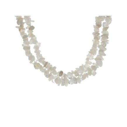 Moonstone Stone Chip Necklace 36