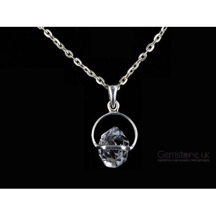 Herkimer Diamond Quartz Pendant