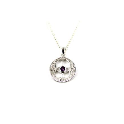Amethyst Chalice Well Pendant
