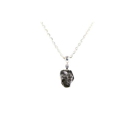 Meteorite Silver Pendant