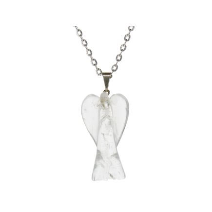 Quartz Angel Pendant
