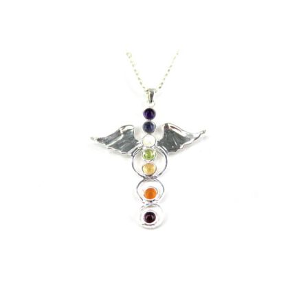 Caduceus Chakra Pendant