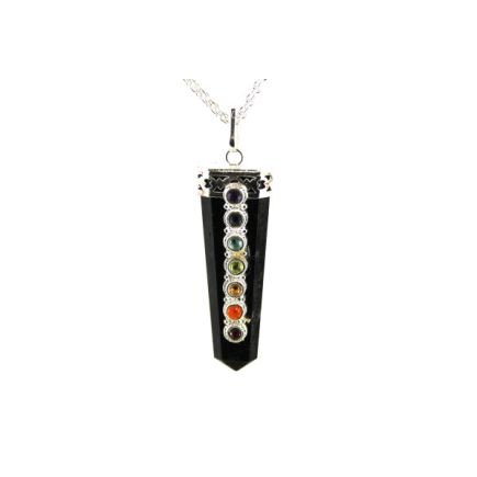 Tourmaline Chakra Tongue Pendant
