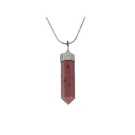 Pink Opal Pencil Pendant