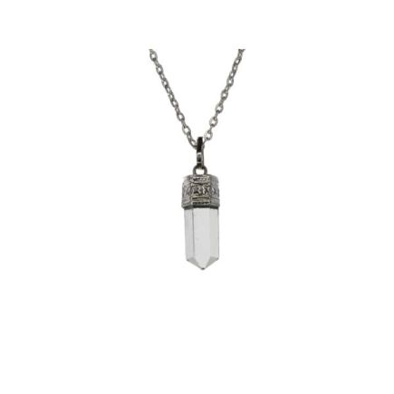 Quartz Pencil Pendant
