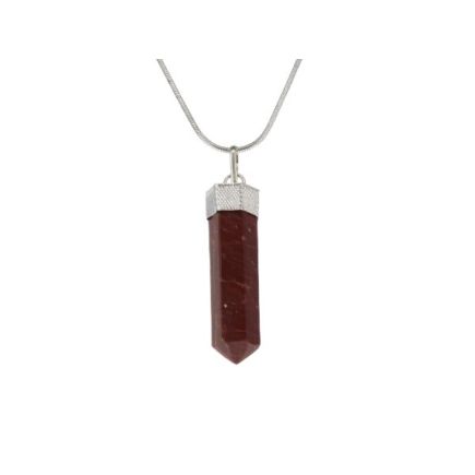 Red Jasper Pencil Pendant