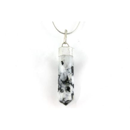 Moonstone Rainbow Pencil Pendant