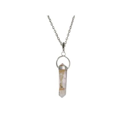 Fluorite Point Swing Pendant