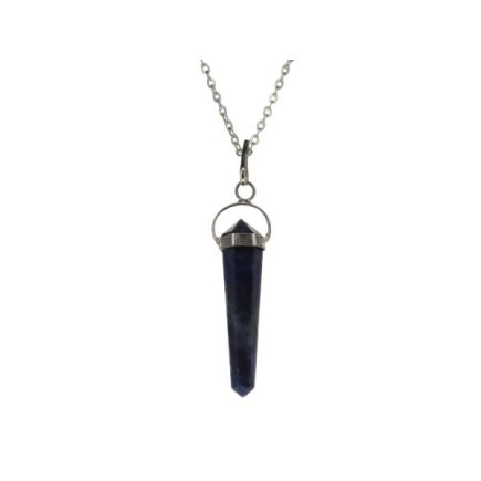 Sodalite Point Swing Pendant