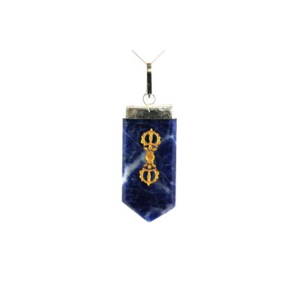Sodalite Dorje Tongue Pendant