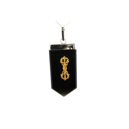 Tourmaline Dorje Tongue Pendant