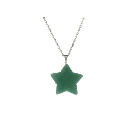Aventurine Star Pendant