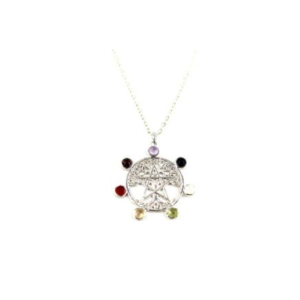 Tree Of Life Star Chakra Pendant