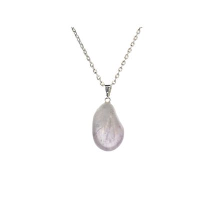 Amethyst  Aura Tumblestone  Pendant