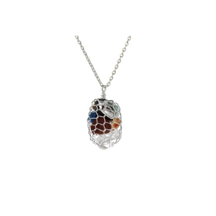 Wire Cage Chakra Pendant