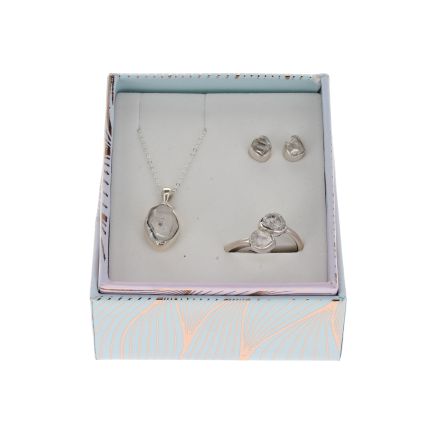 Herkimer Diamond Jewellery Gift Set